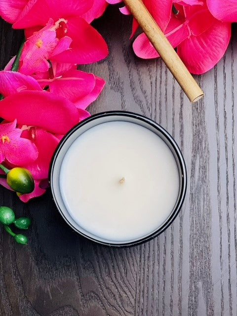 Top of candle view